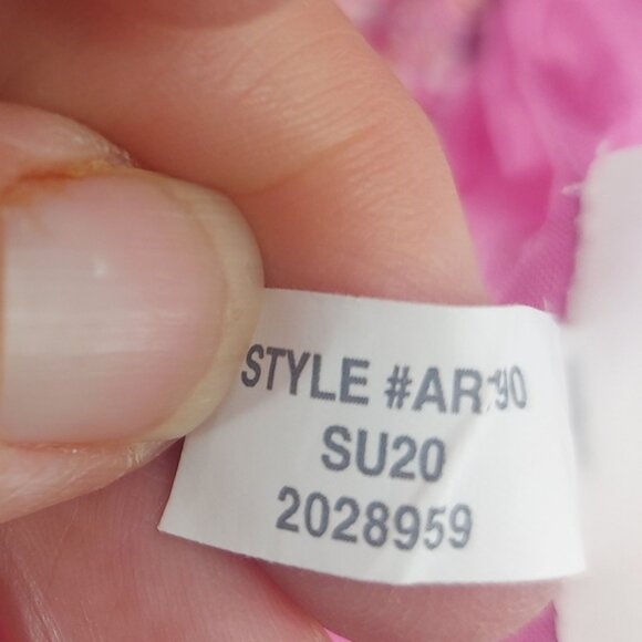 J Crew Embroidered Belted tunic dress in pink vines block print - Picture 8 of 10